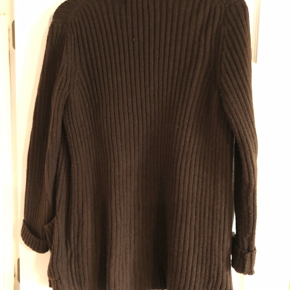Michael Michael Kors brown ribbed cardigan size L - Picture 4 of 5